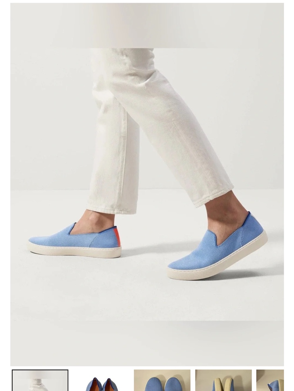 Rothy’s Slip on sneakers in color Boardwalk. Size 10.5